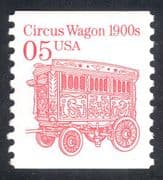 USA 1990 Transport/ Horse Drawn Circus Wagon 1v coil (n43746)