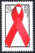 USA 1993 AIDS Awareness/ Medical/ Health/ Welfare/ Ribbon 1v (n41820)