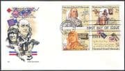 USA 1993 Post / Transport / Mail / Trains / Plane / Horse / Aviation / Museum 4v FDC (n40915)