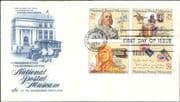 USA 1993 Postal Museum/ Transport/ Mail/ Trains/ Plane/ Horse/ Bus 4v FDC (n40915a)