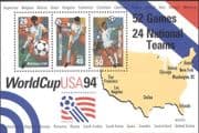 USA 1994 Football World Cup Championships/ WC/ Soccer/ Sports/ Games/ Maps 3v m/s (n43809)