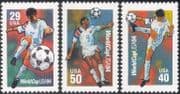 USA 1994 Sports/ Football World Cup/ WC/ Soccer/ Games/ Animation 3v set (n43586)