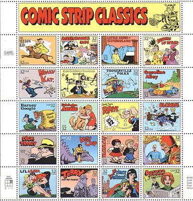 USA 1995 ANIMATED COMICS / Popeye / Dog / Cat 20v sht n15887
