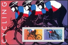 USA 1996 Animated Professional Cycling  /  Sports  /  Racing/ Bikes/ Transport 2v m/s ref:s1693