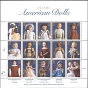 USA 1997 American DOLLS/ Children's Toys/ Heritage/ History/ People 15v sht (n15892)