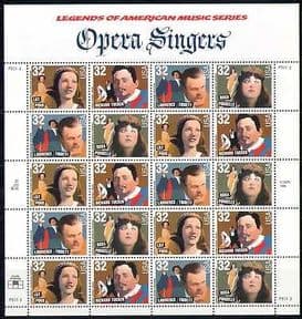 USA 1997 Opera  /  Music  /  People  /  Singers 20v sht (n27570)