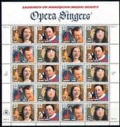 USA 1997 Opera / Music / People / Singers 20v sht (n27570)