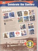 USA 1998 Century/ 1900s/ Car/ Plane/ Film/ Teddy Bear/ Building/ Sport 15v sht (b9648d)