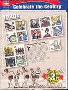 USA 1998 Century / 1920s / Cars / Trains / Music / Horses / Commerce / Building 15v sht b9648b