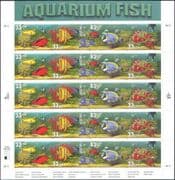 USA 1999 Aquarium Fish/ Marine/ Nature/ Crabs/ Snails/ Coral 20v s/a sheet (b5905)