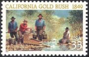 USA 1999 California Gold Rush/ Metal/ Minerals/ Mining/ River/ History 1v (n43718)