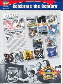 USA 1999 Century  /  1950s  /  Tanks  /  Space  /  Medical  /  Cars  /  Music  /  Sports  /  Film 15v sht b9648c