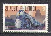 USA 1999 Steam Engine / Train / Railway / Transport 1v n24276
