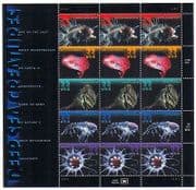 USA 2000 Marine / Nature / Fish / Wildlife / Jellyfish / Deep Sea Creatures 15v sht n32635