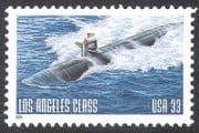 USA 2000 Submarines/ Navy/ Military/ Warships/ Nautical/ Transport 1v with microprint (s3203)