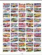 USA 2002 Greetings/ Cattle/ Horses/ Bear/ Cacti/ Nature/ Boats/ Plane/ Warship/ Military/ Bridges/ Architecture/ Buildings/ Transport 50v sht (n43725)
