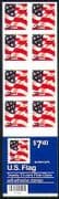 USA 2002 National Flags / Stars & Stripes 20v bklt n29435