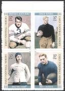 USA 2003 American Football Heroes / Sports / Games / People 4v s / a blk (s5056)