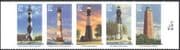 USA 2003 Lighthouses/ Maritime Safety/ Architecture/ Buildings 5v s/a stp (b6871a)