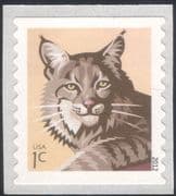 USA 2012 Bobcat/ Cats/ Wildlife/ Animals/ Nature/ Conservation 1v s/a ex coil (n44588a)
