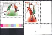 Uzbekistan 2009 Singapore Youth Games/ Sports/ Basketball/ Football/ Soccer 2v set (n25878)