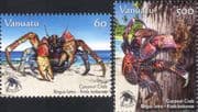 Vanuatu 2008 Coconut Crab/ Marine Animals/ Nature/ Wildlife/ Trees 2v set (n46124)