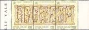 Vatican 1993 Ascension Day/ Bas Relief Carving/ Art/ Sculpture 3v set s-t strip (n38499c)