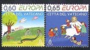 Vatican City 2010 Europa / Children's Books / Religion / Art / Paintings 2v set (n37167)