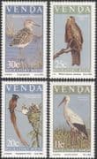 Venda 1983 Migratory Birds/ Kite/ Stork/ Sandpiper/ Flycatcher/ Nature 4v set (b1336)