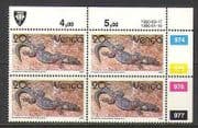 Venda 1986 Snakes / Reptiles 20c c / b 1990 rprnt (n20214)
