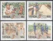 Venda 1988 Coffee/ Food/ Farming/ Crops/ Drink/ Plants/ Nature /Industry 4v set (n42951)
