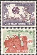 Vietnam 1965 Farming/ Pig/ Chicken/ Farmers/ Crops/ Animals/ Birds/ Nature 2v set (n43646)