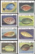 Vietnam 1982 Flounders/ Soles/ Fish/ Marine/ Nature/ Wildlife 8v set imperforate (n43650)