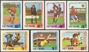 Vietnam 1985 Football World Cup Championships/ WC/ Mexico/ Sports/ Soccer 7v set( n43074)