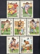 Vietnam 1986 Football World Cup Championships/ WC/ Mexico/ Sports/ Soccer 7v set (n43076)