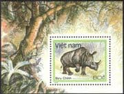 Vietnam 1988 Rhinoceros/ Rhino/ Animals/ Nature/ Wildlife/ Conservation 1v m/s (n43073)