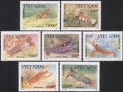 Vietnam 1991 Lobsters/ Crayfish/ Shrimps/ Crustaceans/ Marine/ Nature/ Wildlife 7v set (s282e)