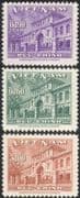 Vietnam/Viet Nam 1956 UPU Admission 5th Anniversary/ Post Office Building/ Buildings/ Architecture 3v set (n43563)