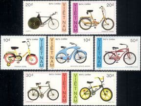 Vietnam / Viet Nam 1988  Bikes/ Cycling/ Bicycles/ Sport/ Transport  7v set (n46344)