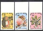 Wallis & Futuna 1979 Flowers / Fruit / Trees / Plants / Nature / Crops 3v set impf n37912