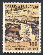 Wallis & Futuna 1982 Braque / Art / Artists / Paintings / Fishing Boats 1v (n34756)