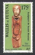 Wallis Futuna 1984 Tiki / Statue / Sculpture / Art / Carving / Craft 1v (n37907)