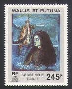 Wallis & Futuna 1985 Patrice Nielly / Artists / Art / Paintings / Woman 1v (n34754)