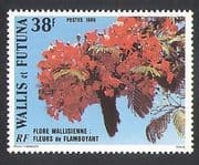 Wallis & Futuna 1986 Flowers / Plants / Trees / Nature 1v (n37905)