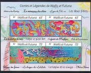 Wallis & Futuna 2005 Legends / Mythology / Birds / Turtle / Fish / Animation 4v m / s n35871