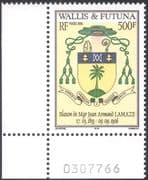 Wallis & Futuna 2007 Bishop Jean Armand Lamaze/ Coat-of-Arms/ People/ Religion/ Church/ Palm Tree 1v (n42867)