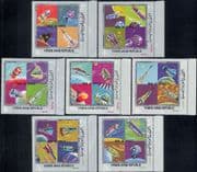 Yemen 1969 Space/ Rockets/ "Man in Space"/ Spacecraft/ Capsules 7v set (s2832p)