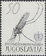 Yugoslavia 1962 Malaria/ Medical/ Mosquito/ Insects/ Health/ Welfare 1v (n45355)