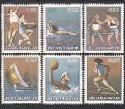 Yugoslavia 1972 Olympics / Sports / Olympic Games / Basketball / Boxing 6v set (n34496)