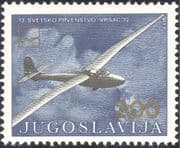 Yugoslavia 1972 Planes/ Glider/ Aviation/ Flight/ Sports/ Transport 1v (n21706b)